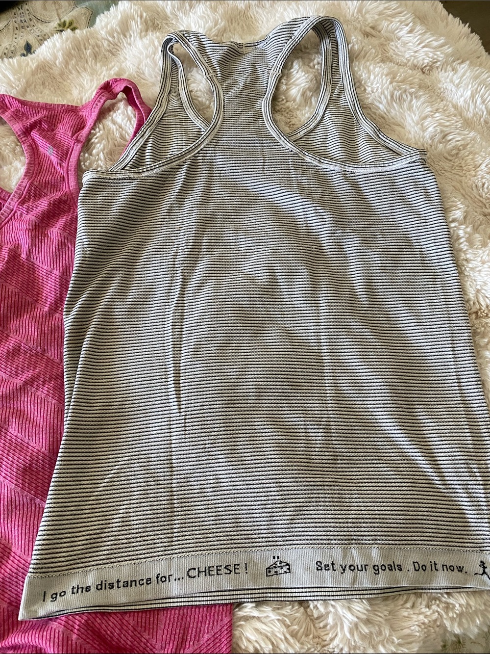Lululemon Textured Racerback Tanks - Picture 4 of 4